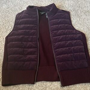 Athleta Deep Purple Quilted Vest